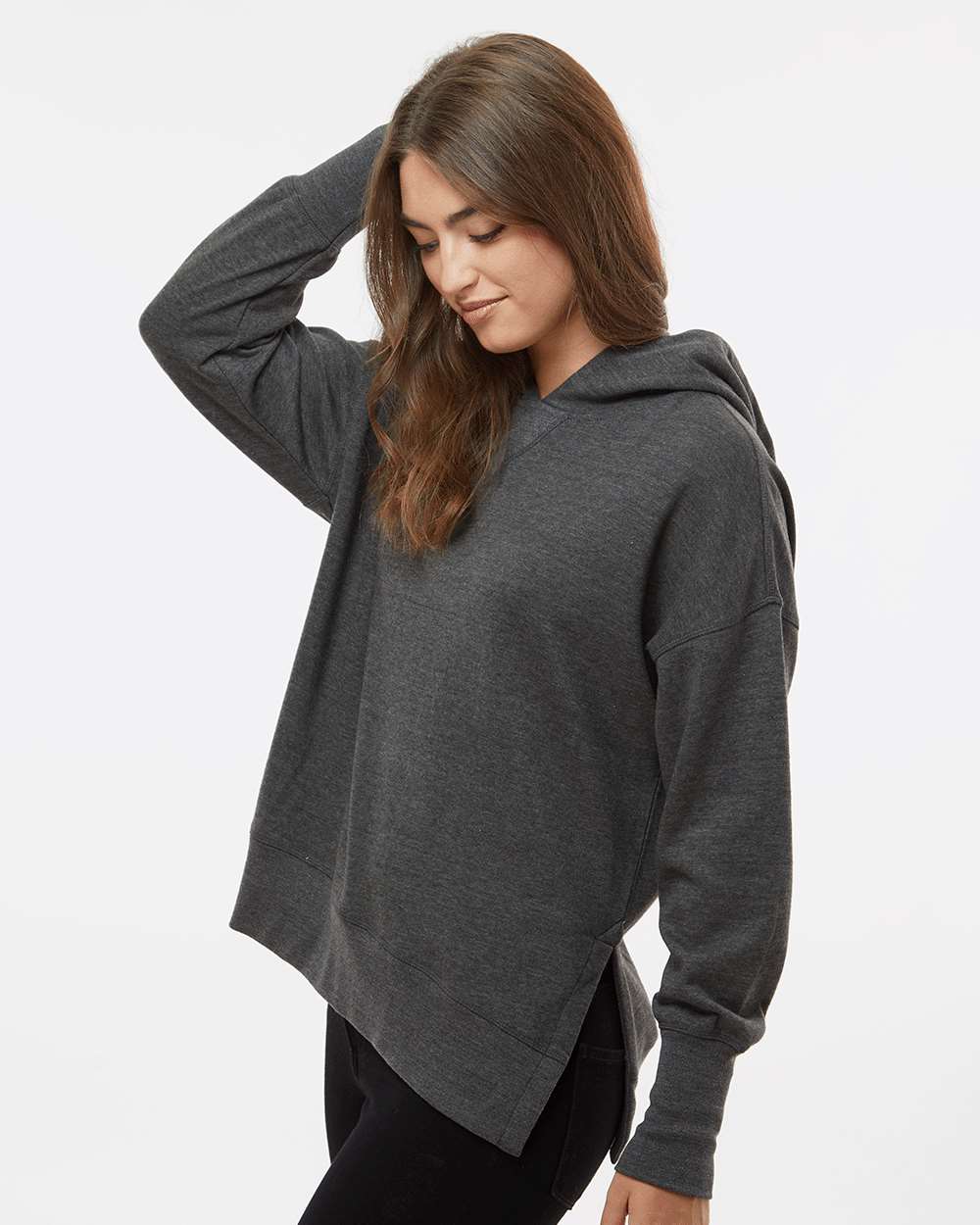 SR Fitness - Every Day is Day One Women's Hoodie (W23720) Charcoal