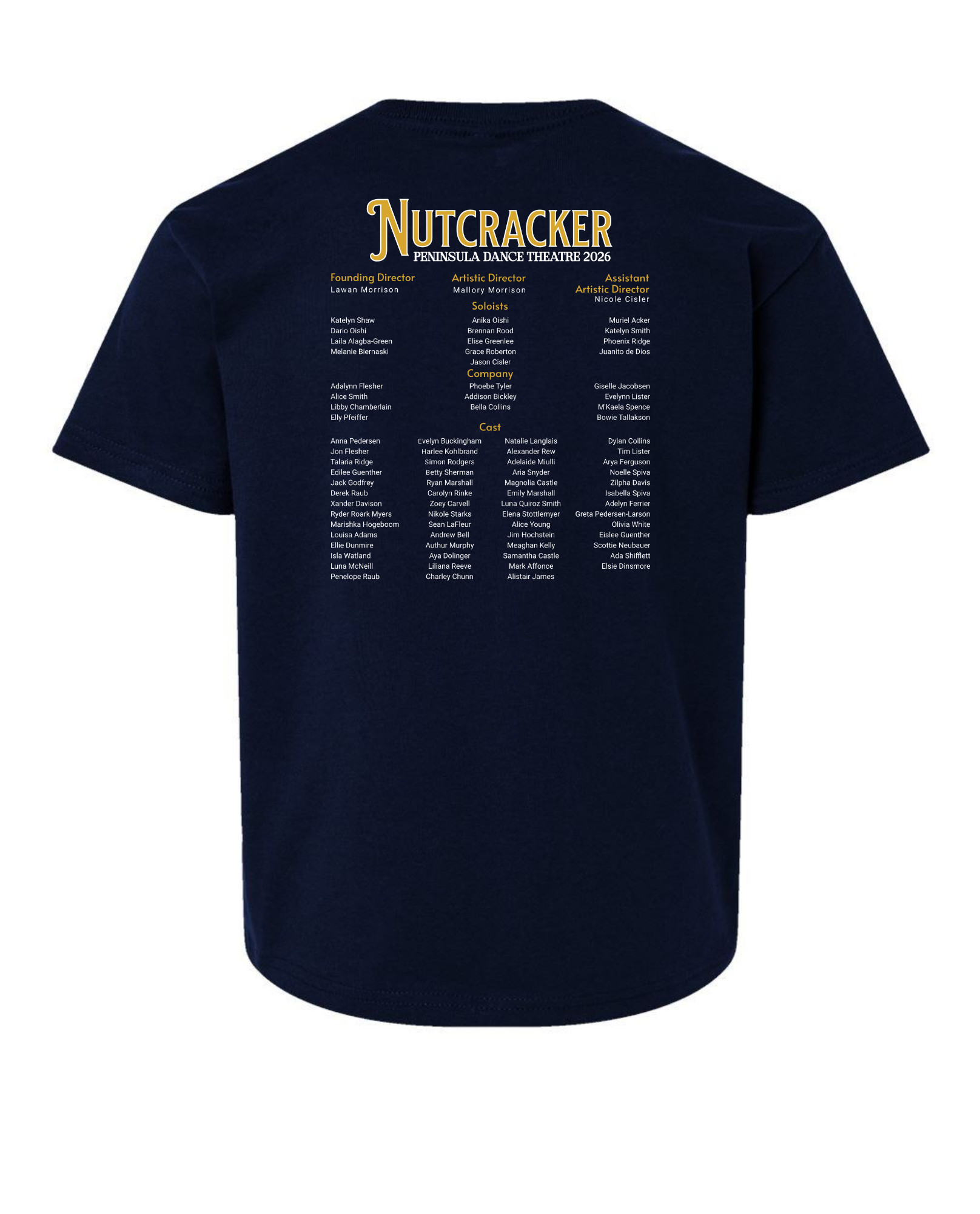 PDT 2026 Nutcracker T-Shirt Youth