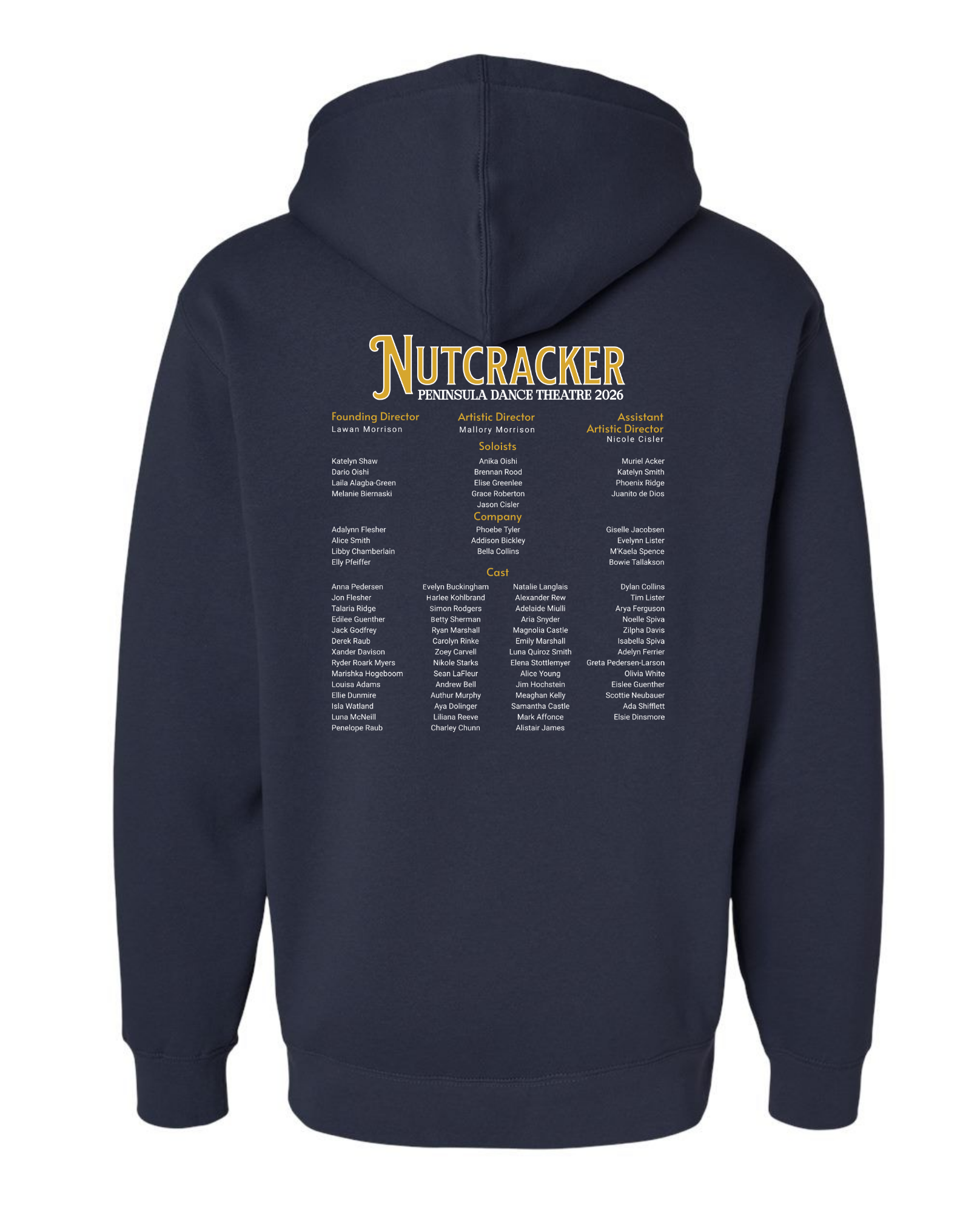 PDT 2026 Nutcracker Hoodie Adult Unisex
