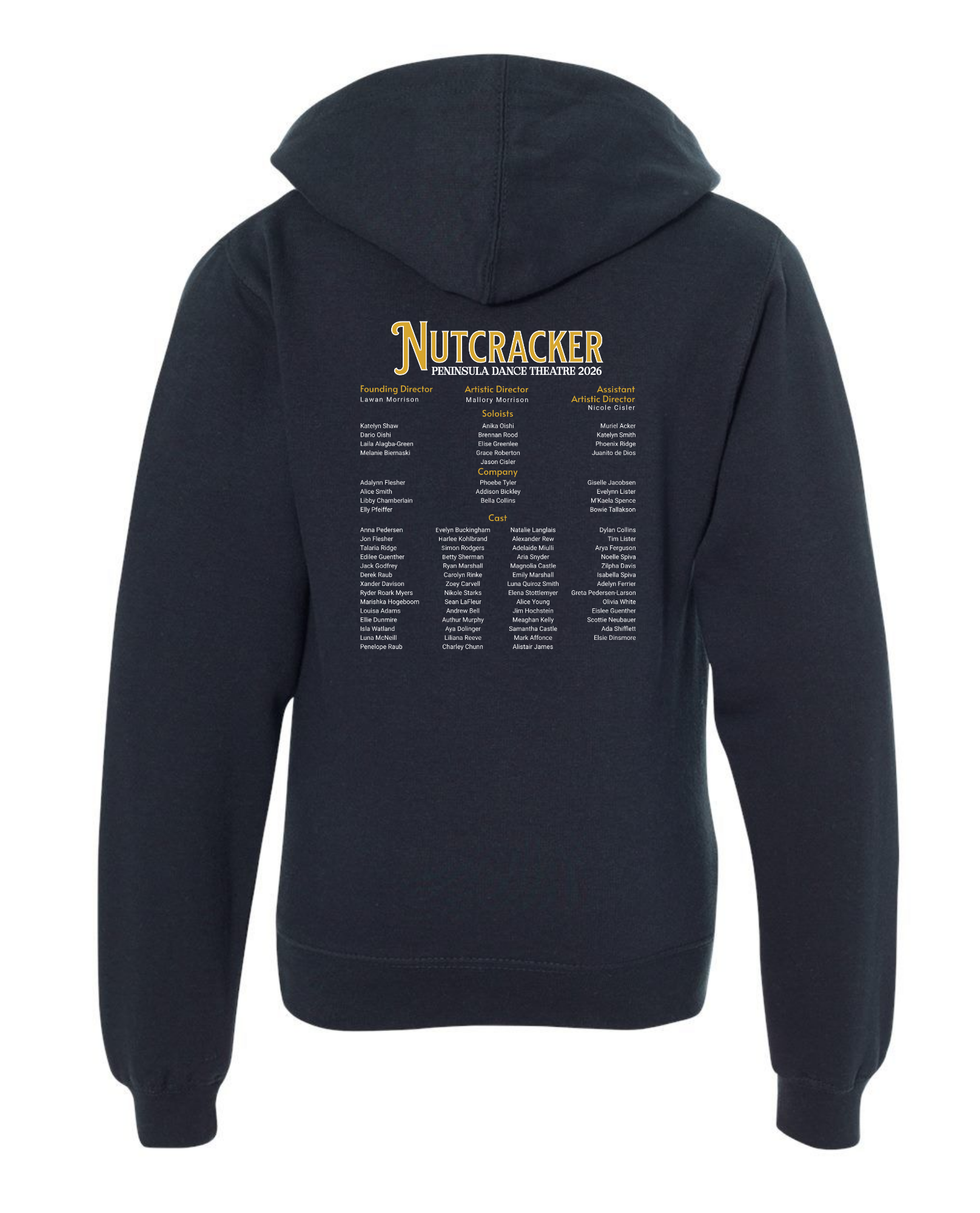 PDT 2026 Nutcracker Hoodie Youth Unisex