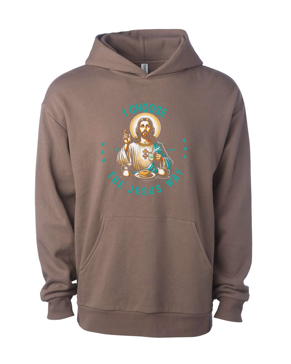 I choose the Jesus way and Coffee Hoodie