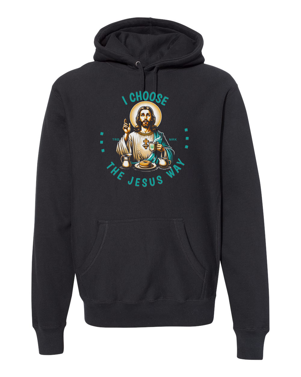 I choose the Jesus way and Coffee Hoodie