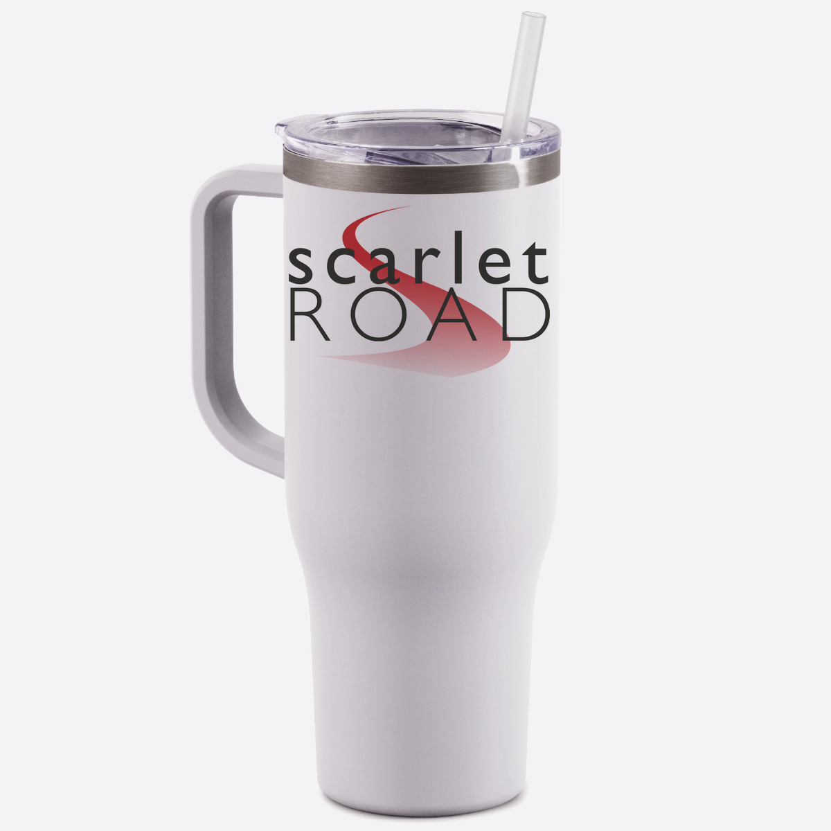 Scarlet Road (Black Logo) 40 Oz. Tumbler with Handle