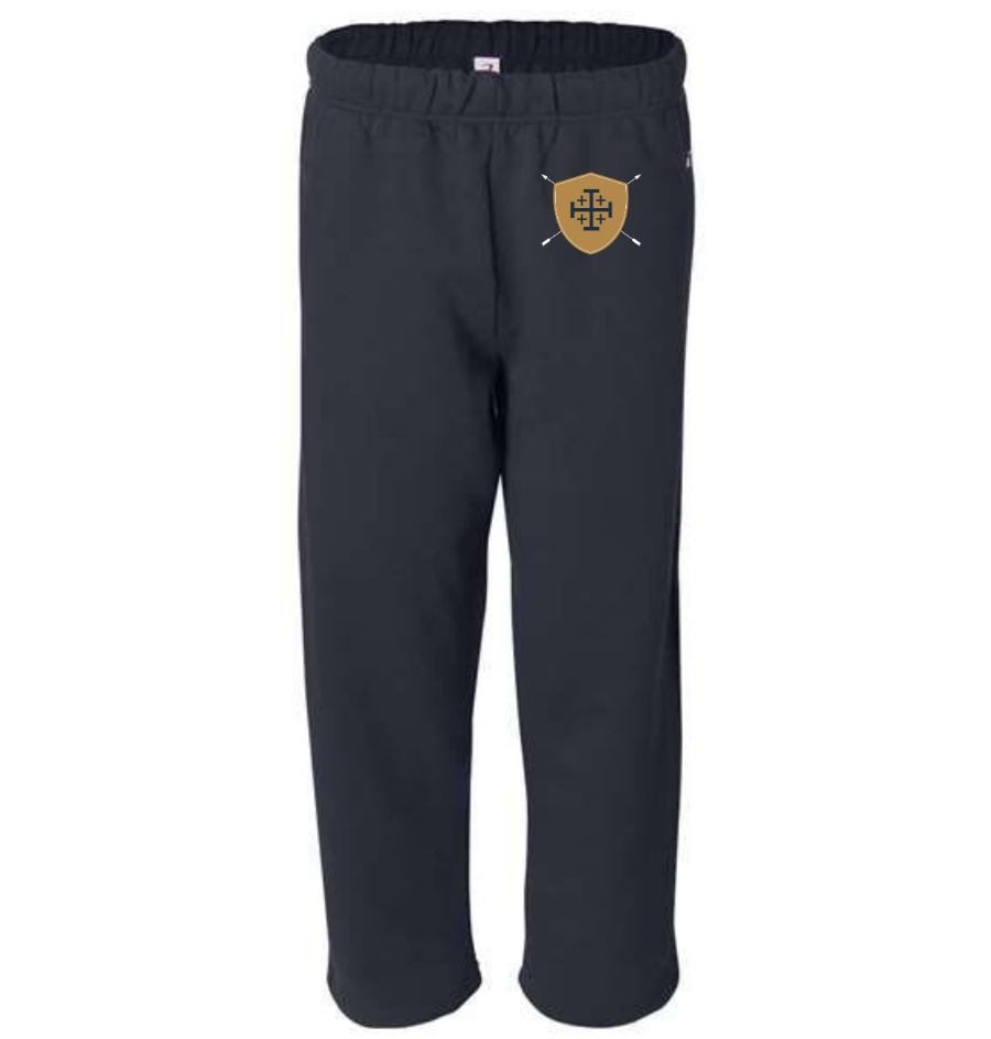 2All Saints Logos_Gold Shield, white arrows, navy cross