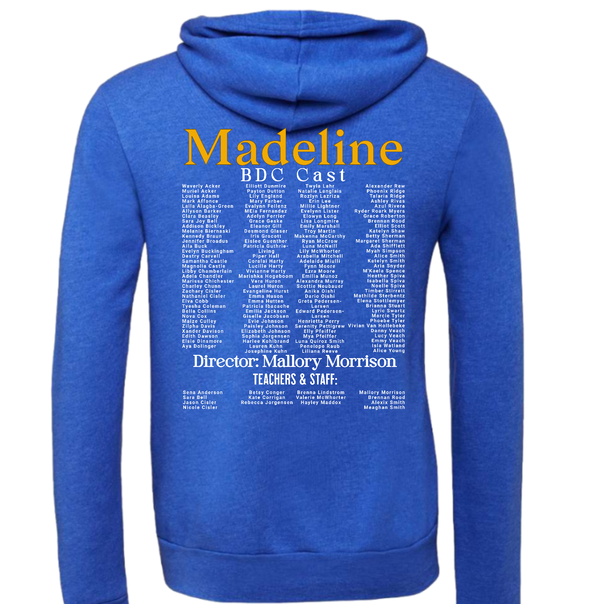 Madeline Full Zip Adult Hoodie - Shirtify