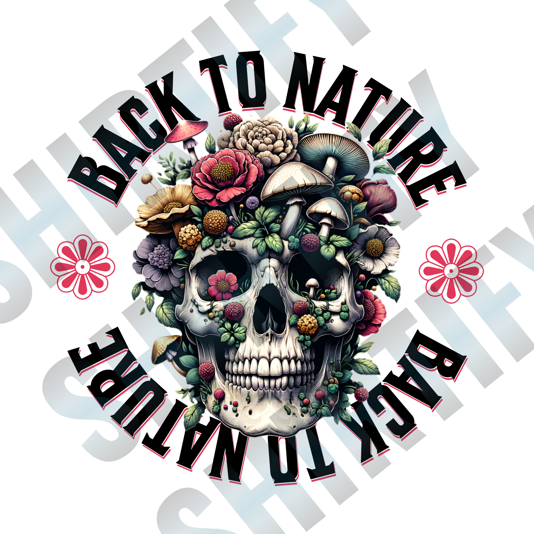 Back To Nature DTF Heat Transfer - Shirtify