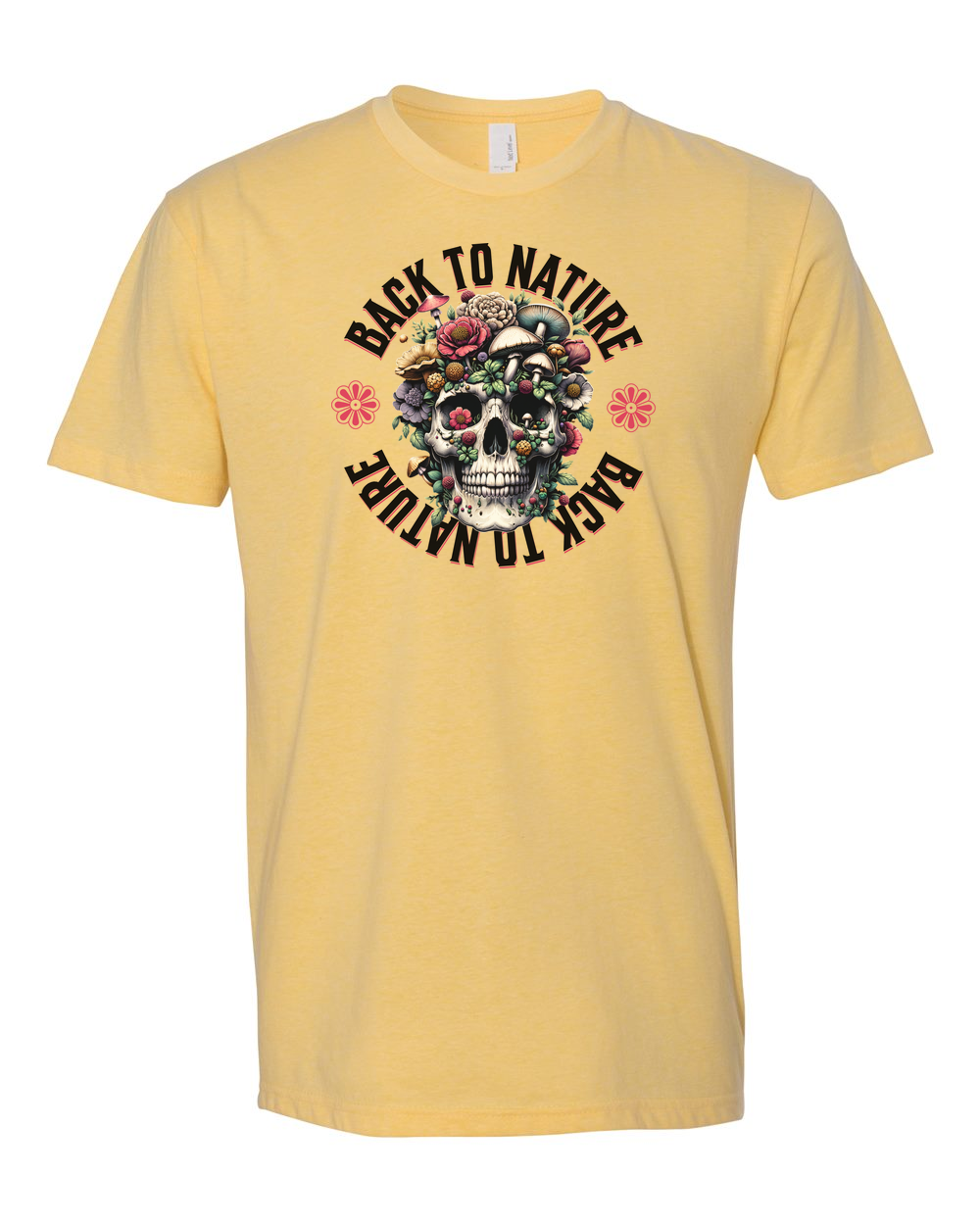 Back To Nature Men's T-Shirt Banana Cream (NL6210)