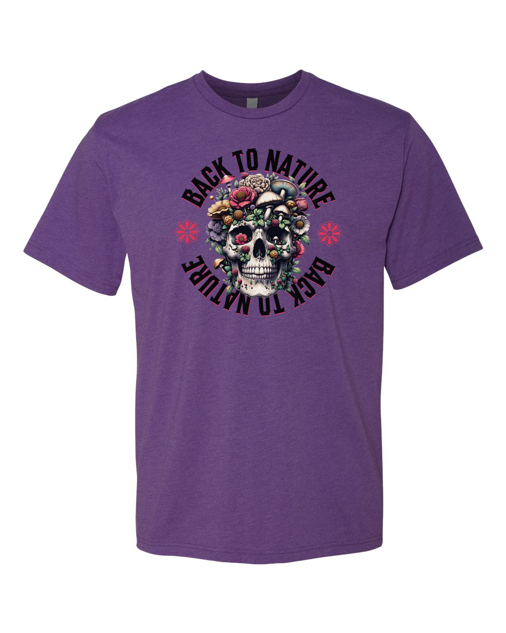 Back To Nature Men's T-Shirt Purple Rush (NL6210)