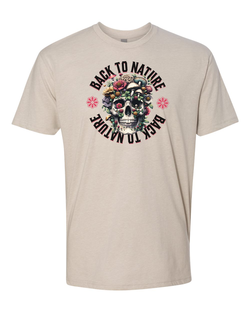 Back To Nature Men's T-Shirt Sand (NL6210)