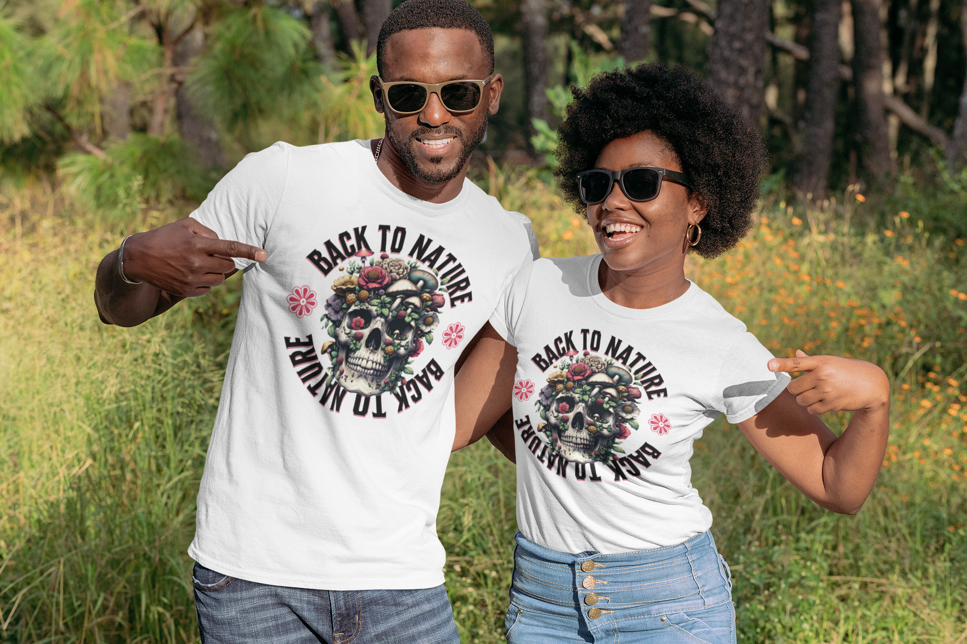 Back To Nature DTF Heat Transfer - Shirtify