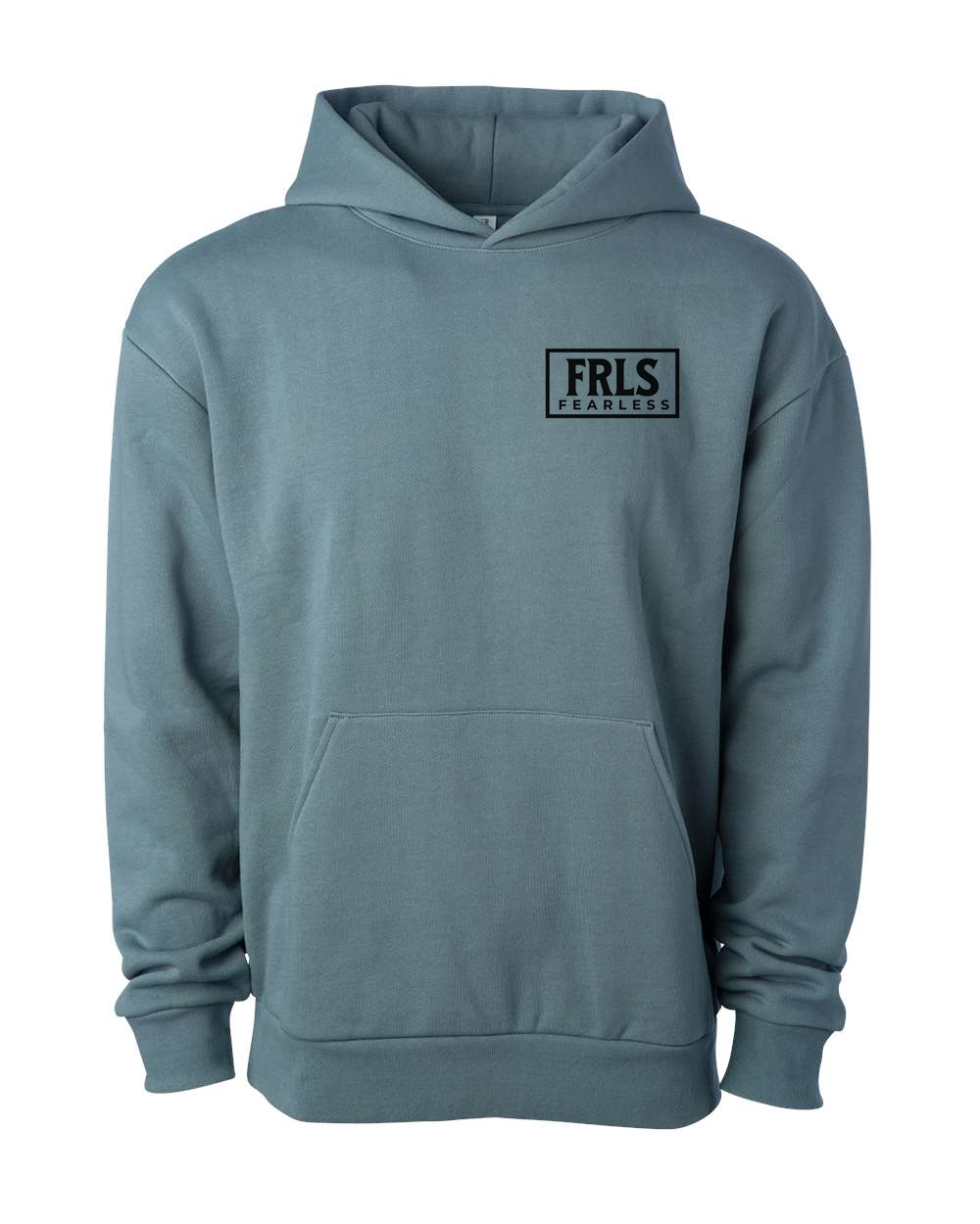 Black Fearless Logo Hoodie Blue Magic (IND280SLFP)