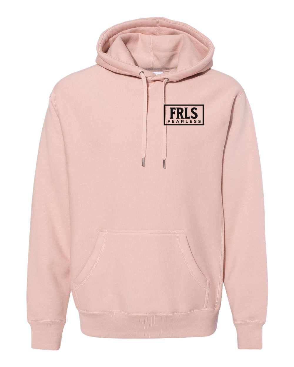 Black Fearless Logo Hoodie - Shirtify