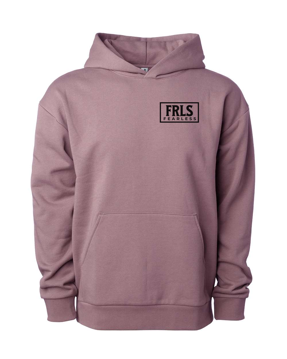Black Fearless Logo Hoodie Orchid (IND280SLFP)
