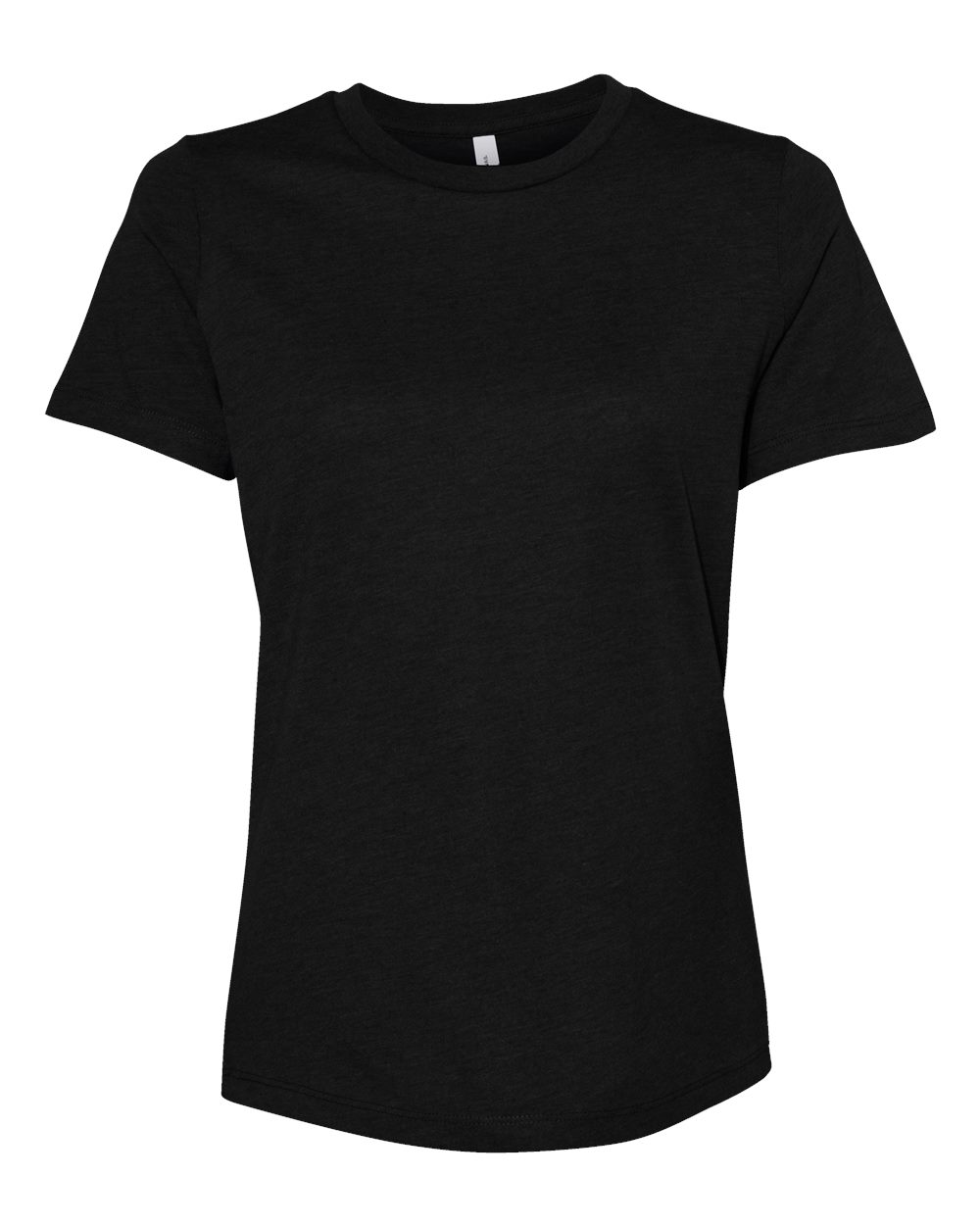 Blank Product Women's T-Shirt Solid Black (BC6400CVCF)