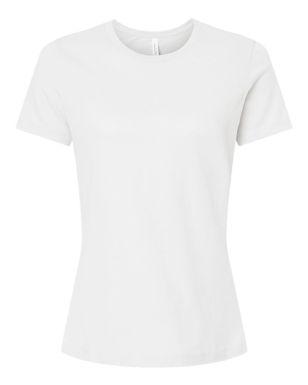 Blank Product Women's T-Shirt Solid White (BC6400CVCF)
