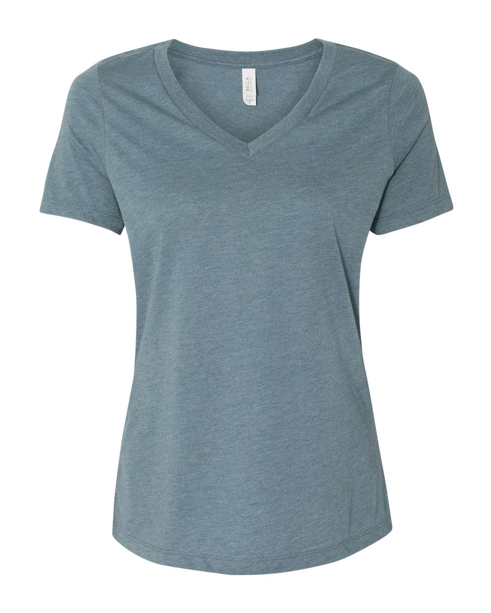 Blank Product Women's V-Neck Heather Slate (BC6405CVCF)