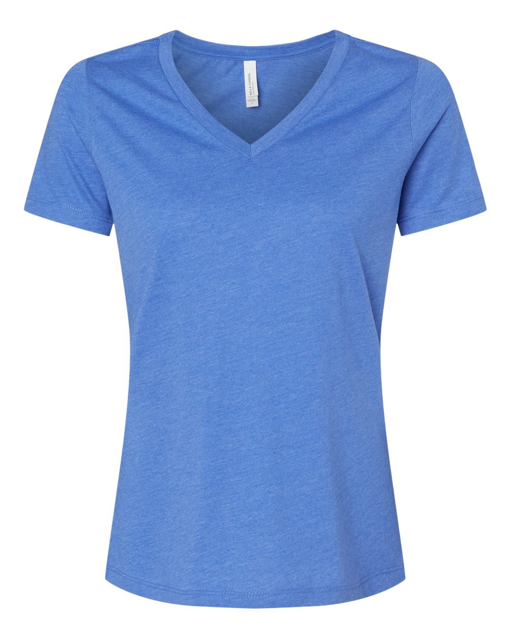 Blank Product Women's V-Neck Heather True Royal (BC6405CVCF)