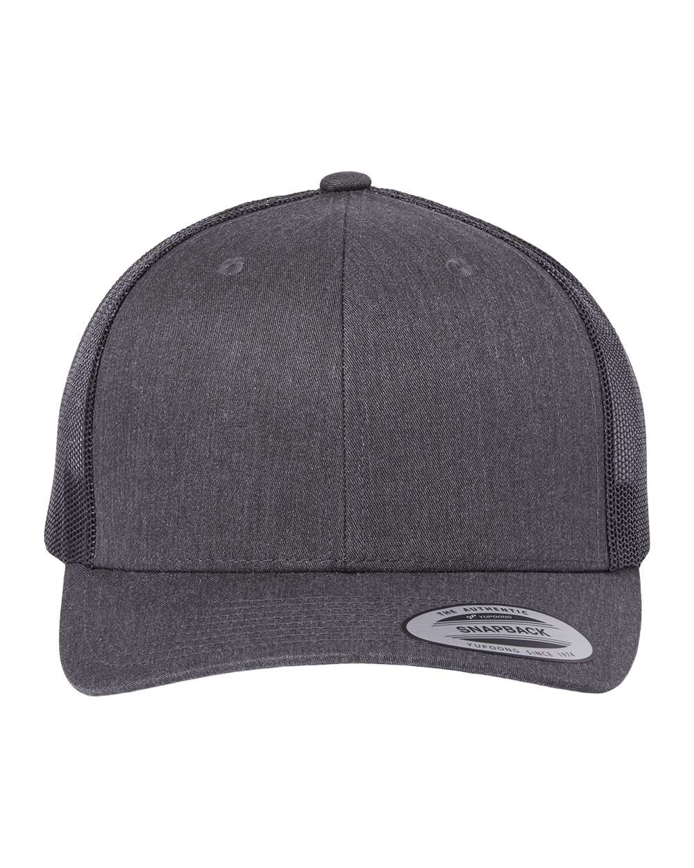 Blank Product YP Classics - Retro Trucker Cap - 6606 Blank Dark Heather Gray