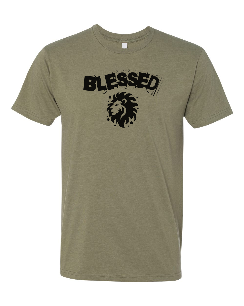 Blessed Men's T-Shirt Light Olive (NL6210)