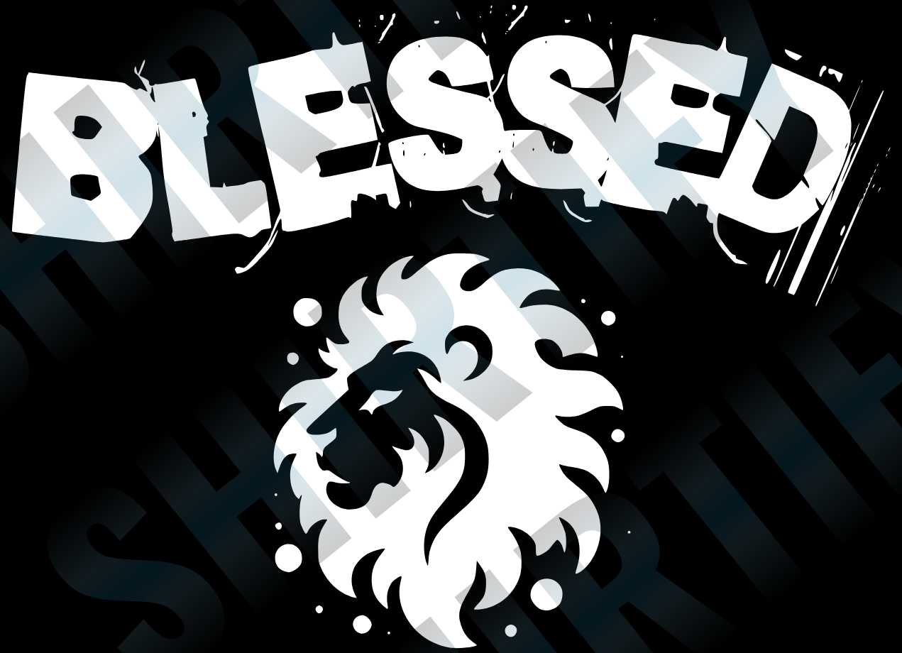 Blessed (White) DTF Heat Transfer - Shirtify