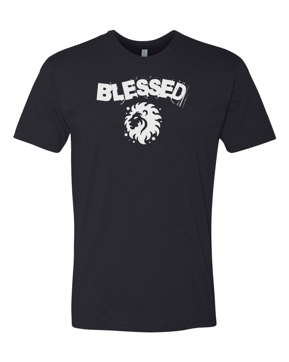 Blessed (White) Men's T-Shirt Black (NL6210)