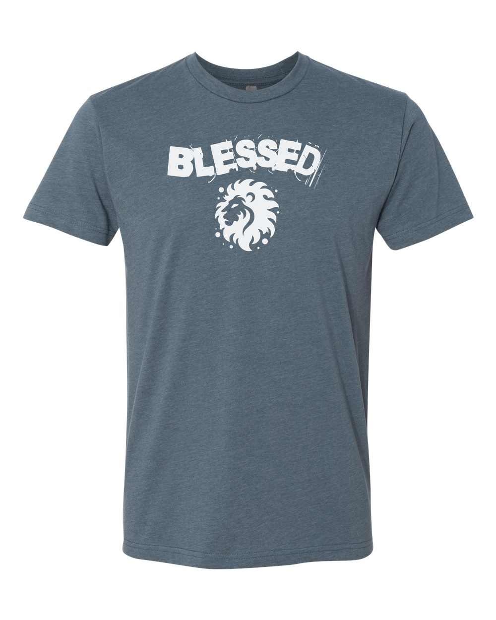 Blessed (White) Men's T-Shirt Indigo (NL6210)