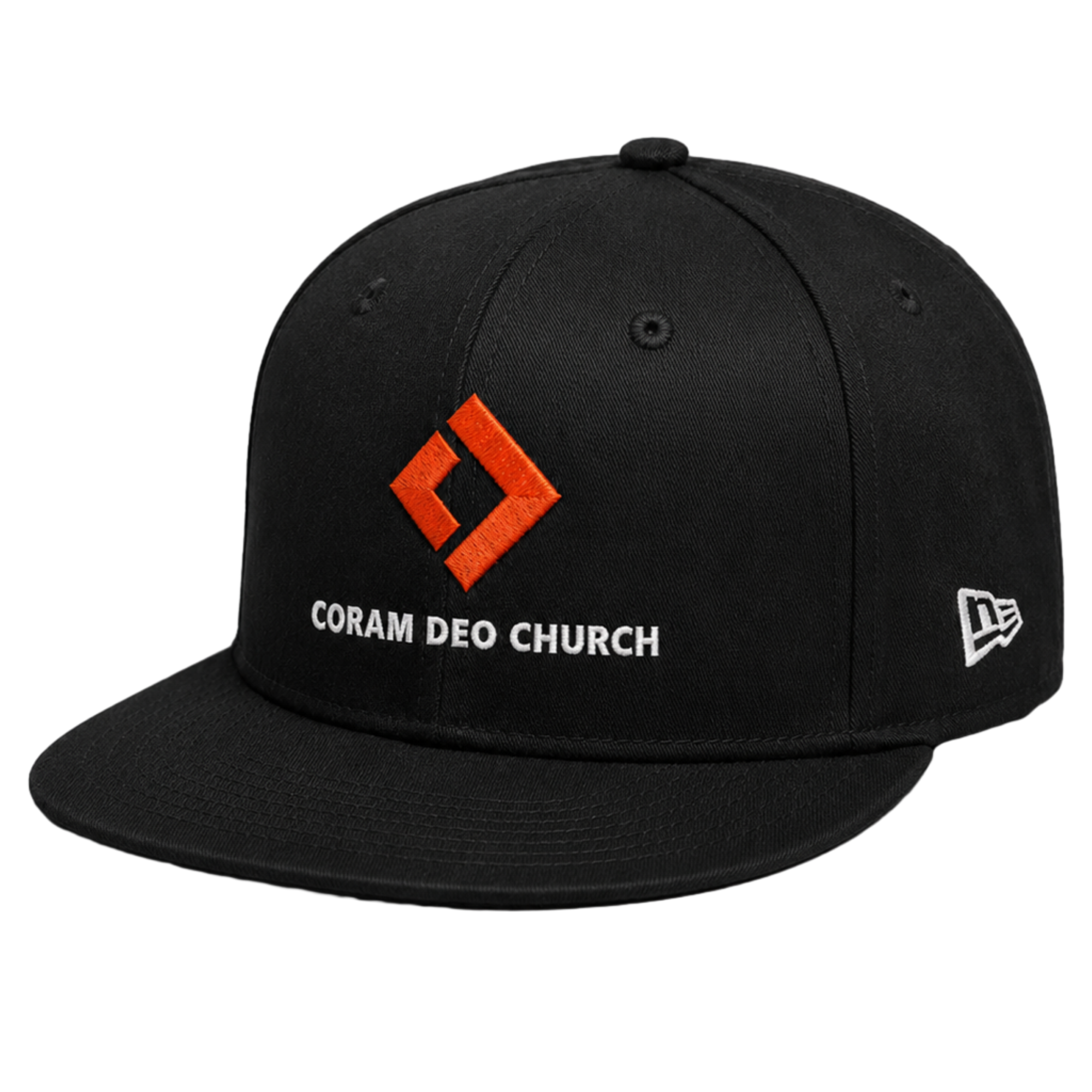Coram Deo Embroidered New Era® Flat Bill Snapback Cap