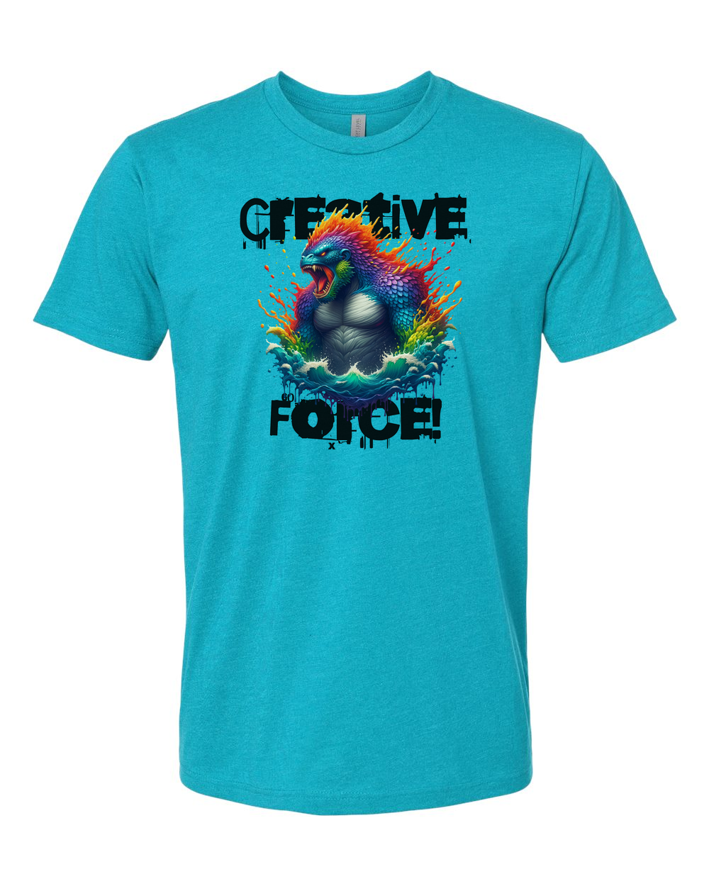 Creative Force Men's T-Shirt Bondi Blue (NL6210)