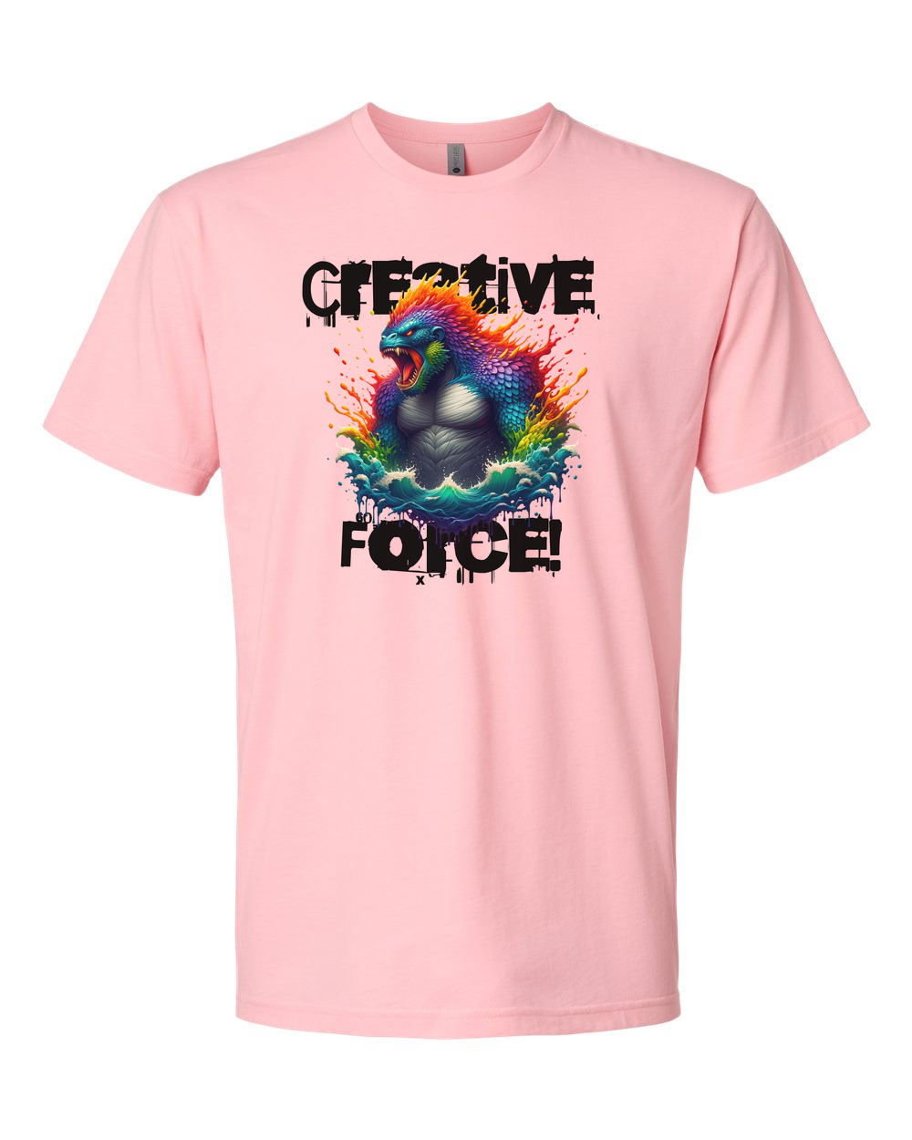 Creative Force Men's T-Shirt Heather Light Pink (NL6210)