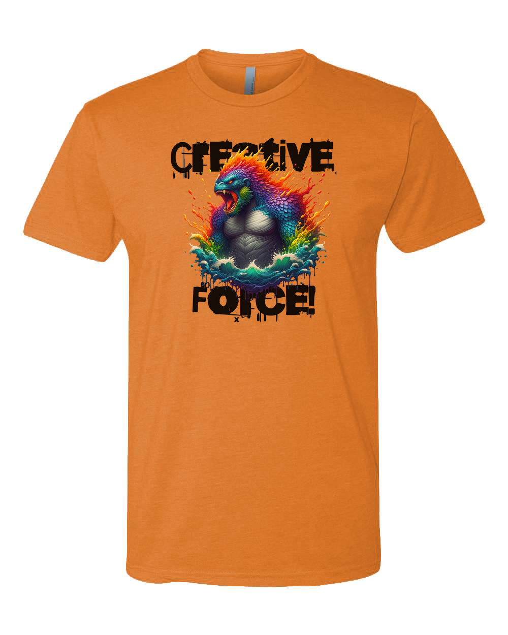 Creative Force Men's T-Shirt Orange (NL6210)