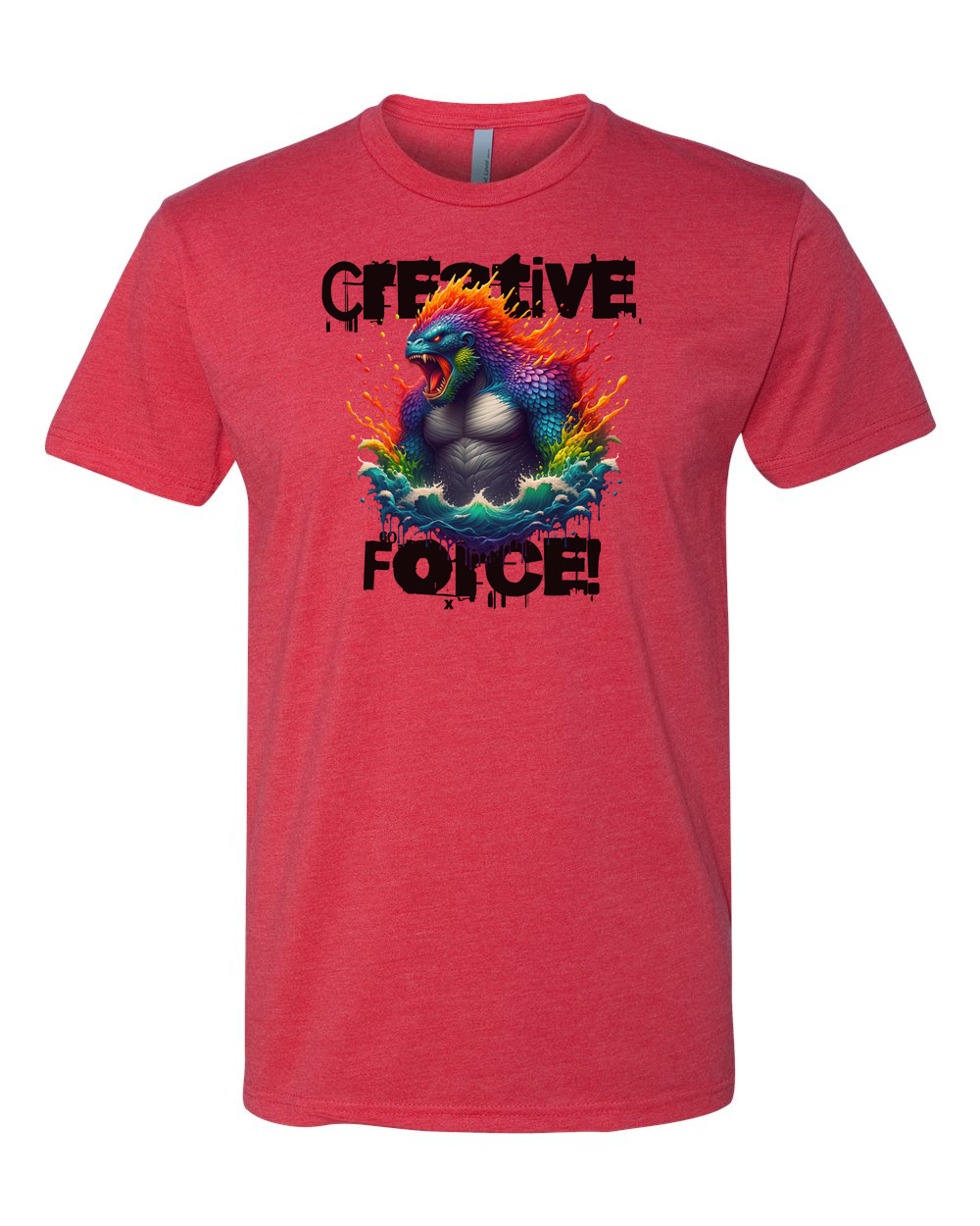 Creative Force Men's T-Shirt Red (NL6210)