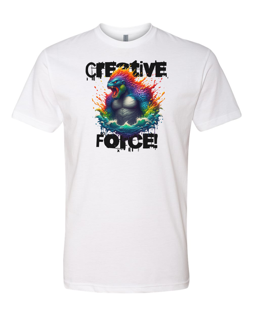 Creative Force Men's T-Shirt White (NL6210)