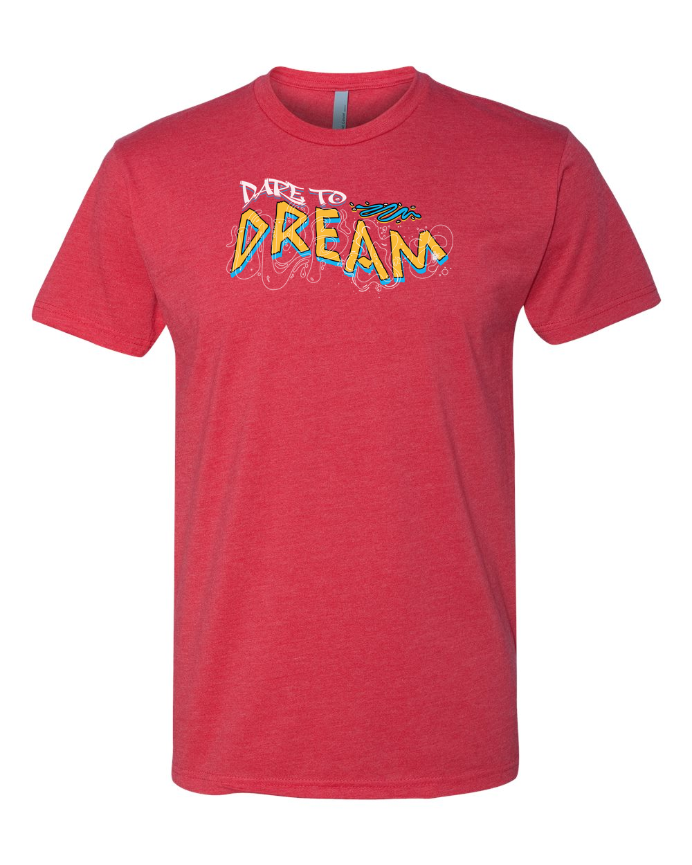 Dare To Dream Men's T-Shirt Red (NL6210)