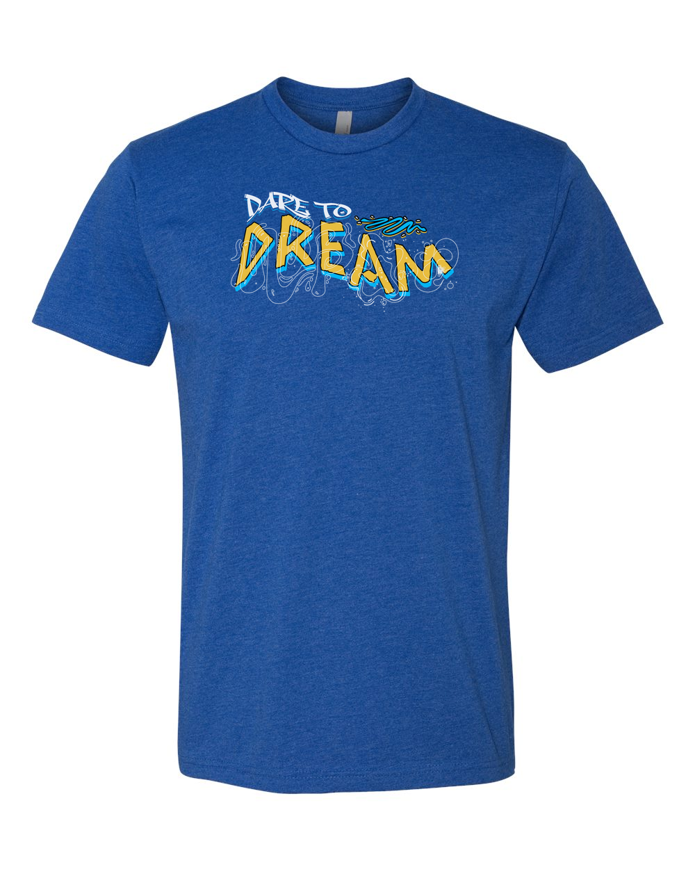 Dare To Dream Men's T-Shirt Royal (NL6210)