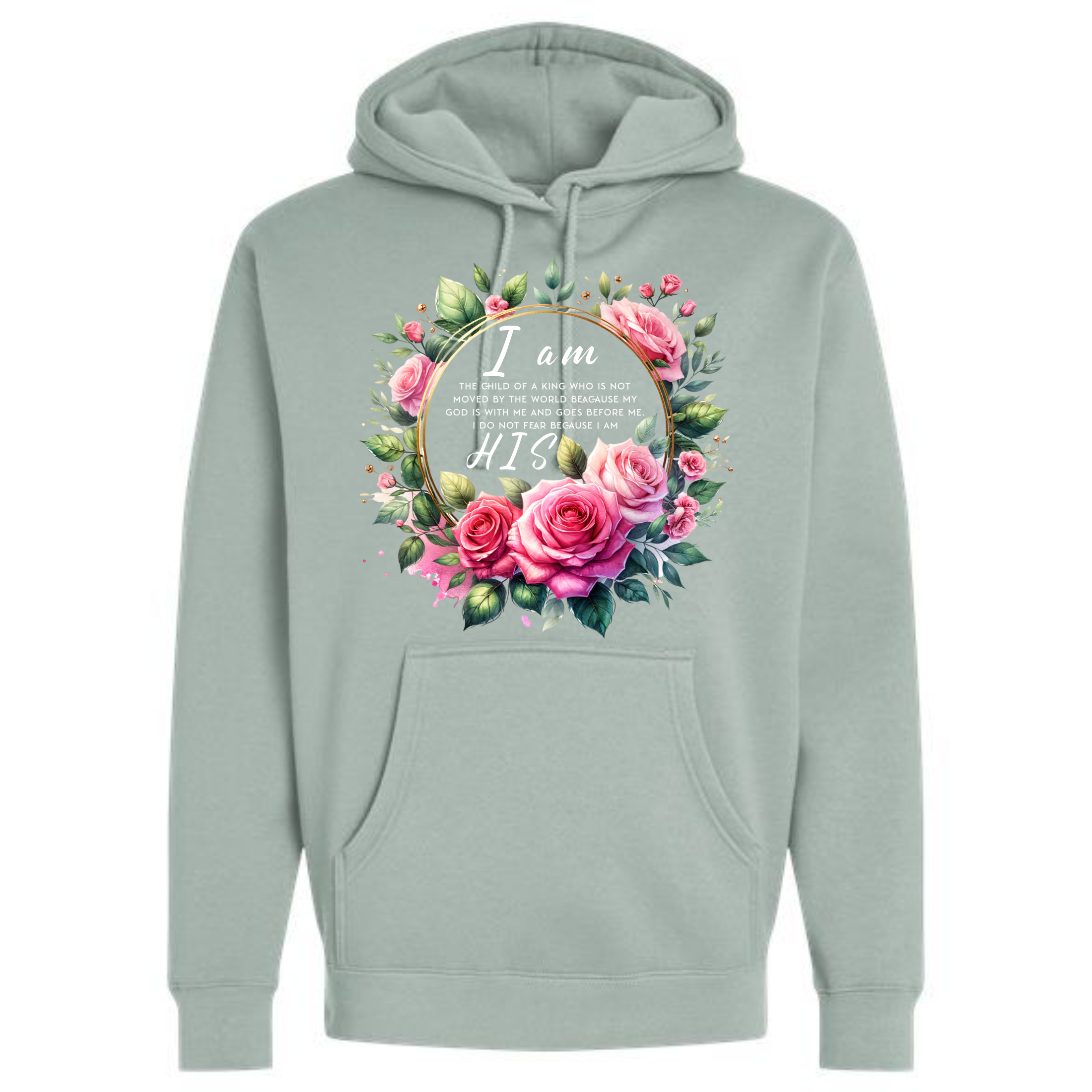 I AM HIS Hoodie (IND4000) - Shirtify