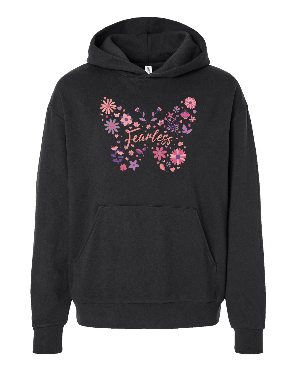 Fearless Butterfly Hoodie Black (IND280SLF)