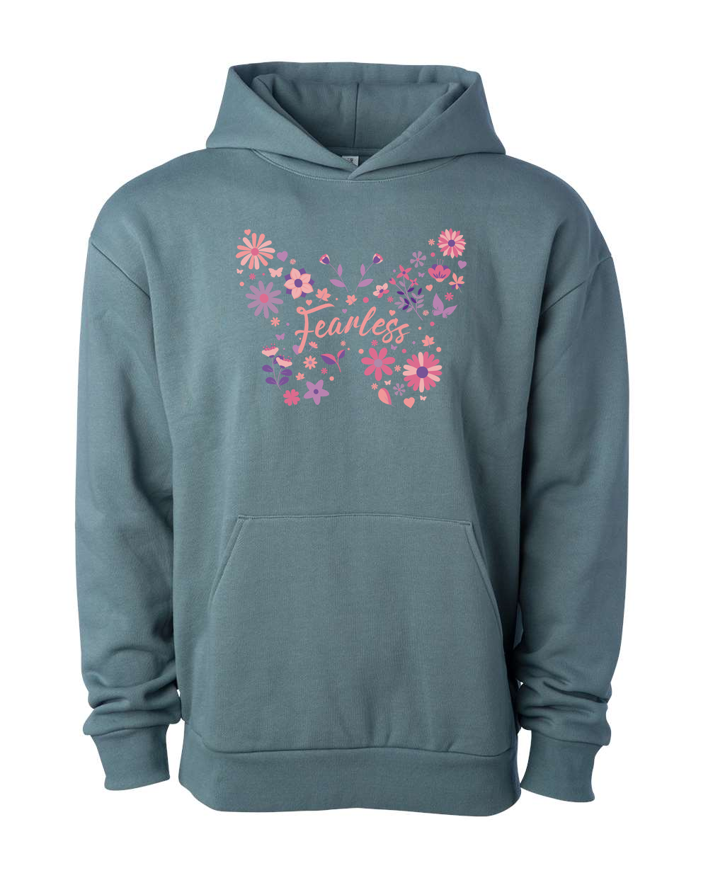 Fearless Butterfly Hoodie Blue Magic (IND280SLF)