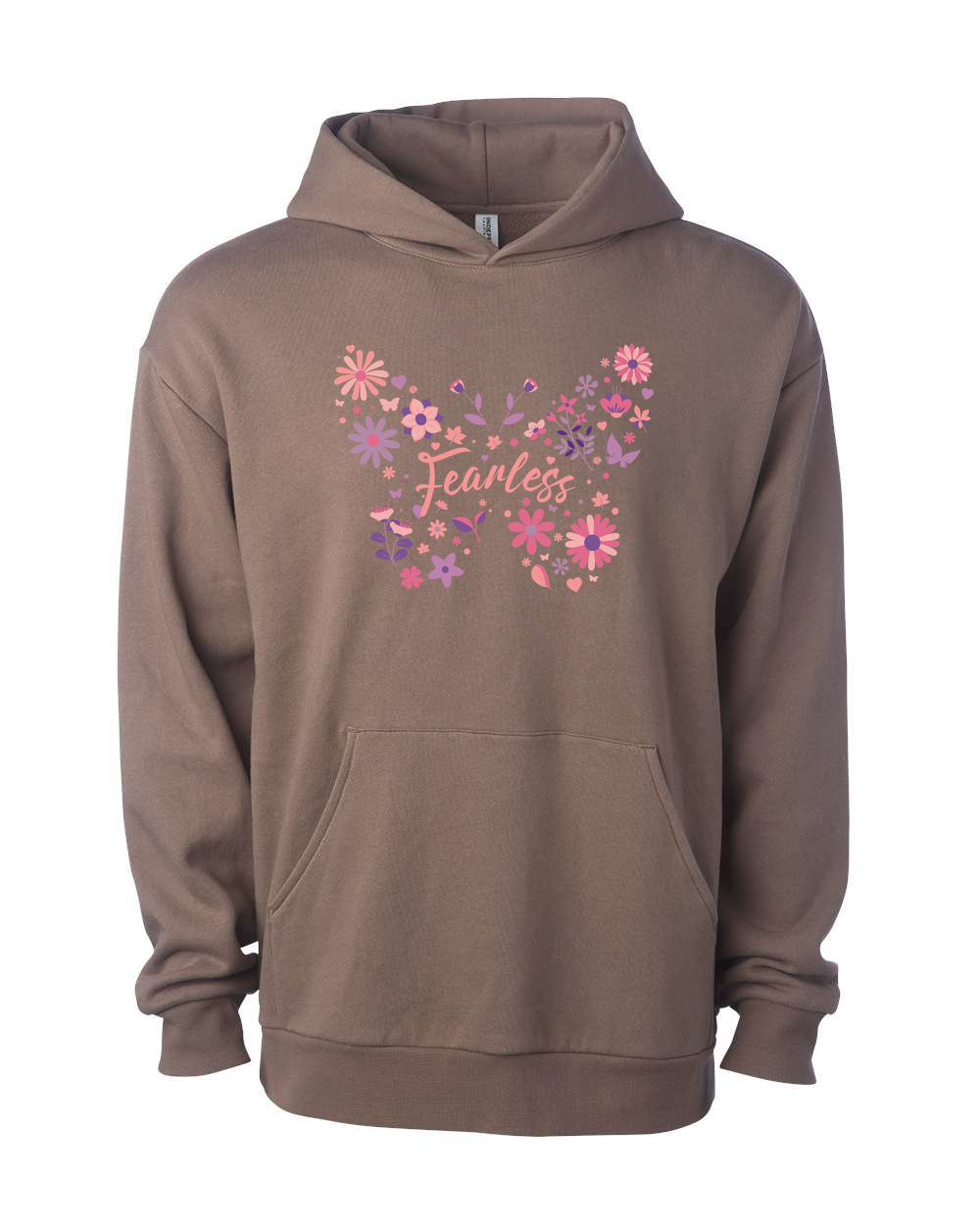 Fearless Butterfly Hoodie Clay (IND280SLF)