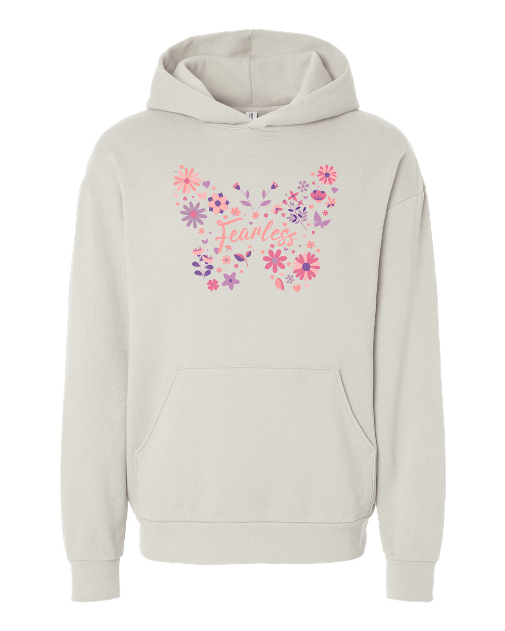 Fearless Butterfly Hoodie Ivory (IND280SLF)