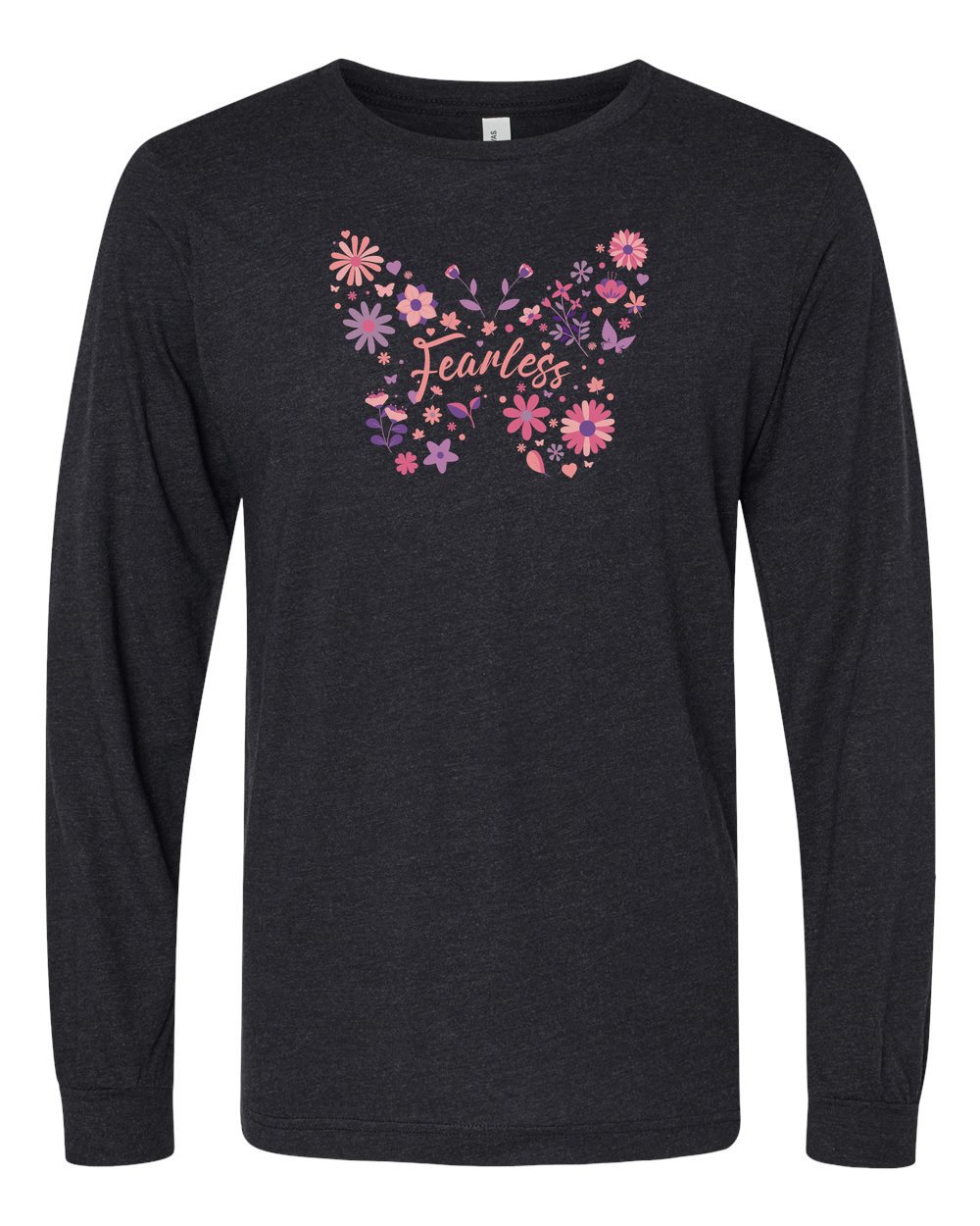 Fearless Butterfly Long Sleeve T-Shirt - Shirtify