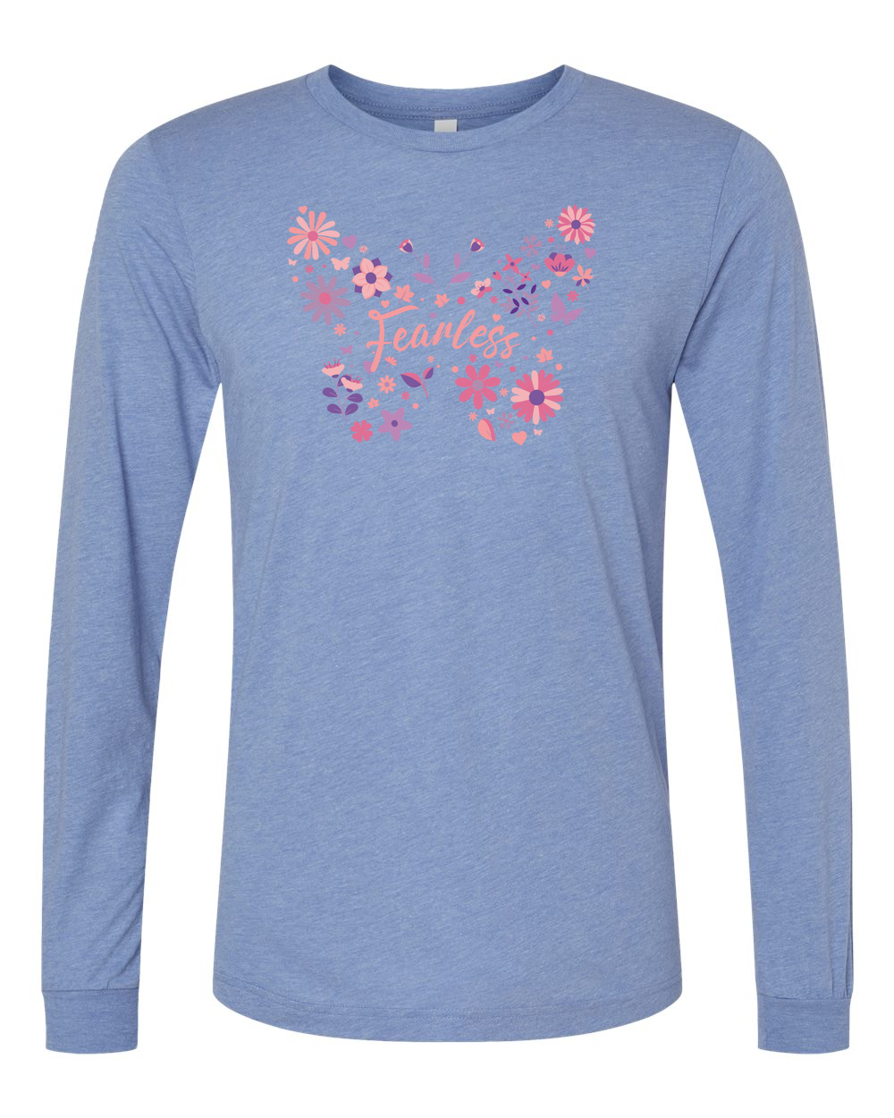 Fearless Butterfly Long Sleeve T-Shirt - Shirtify