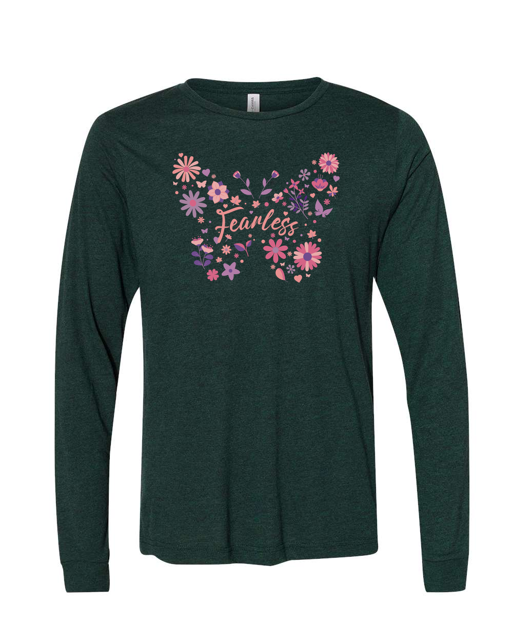 Fearless Butterfly Long Sleeve T-Shirt - Shirtify