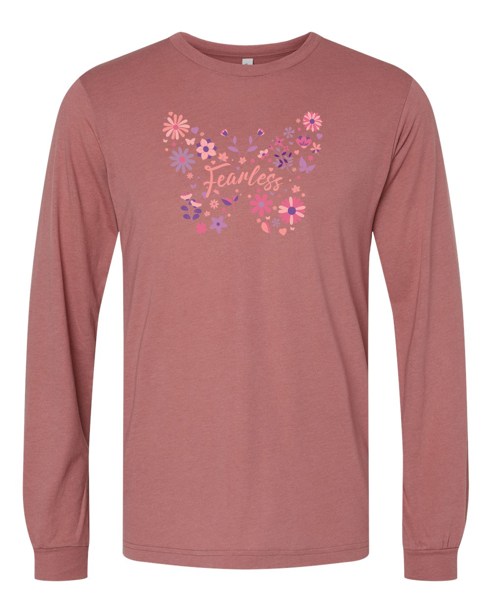 Fearless Butterfly Long Sleeve T-Shirt - Shirtify