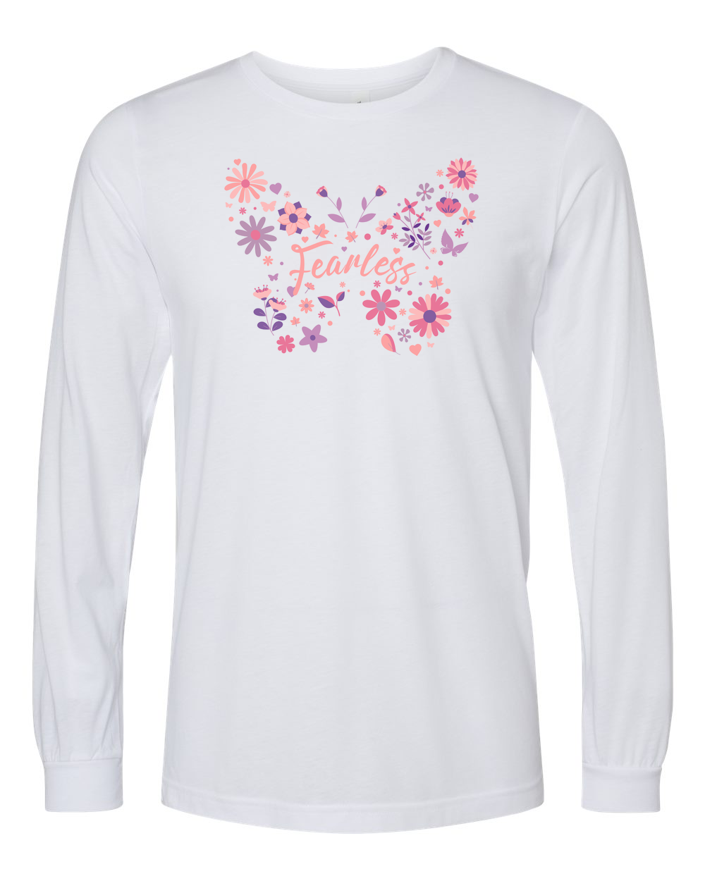 Fearless Butterfly Long Sleeve T-Shirt - Shirtify
