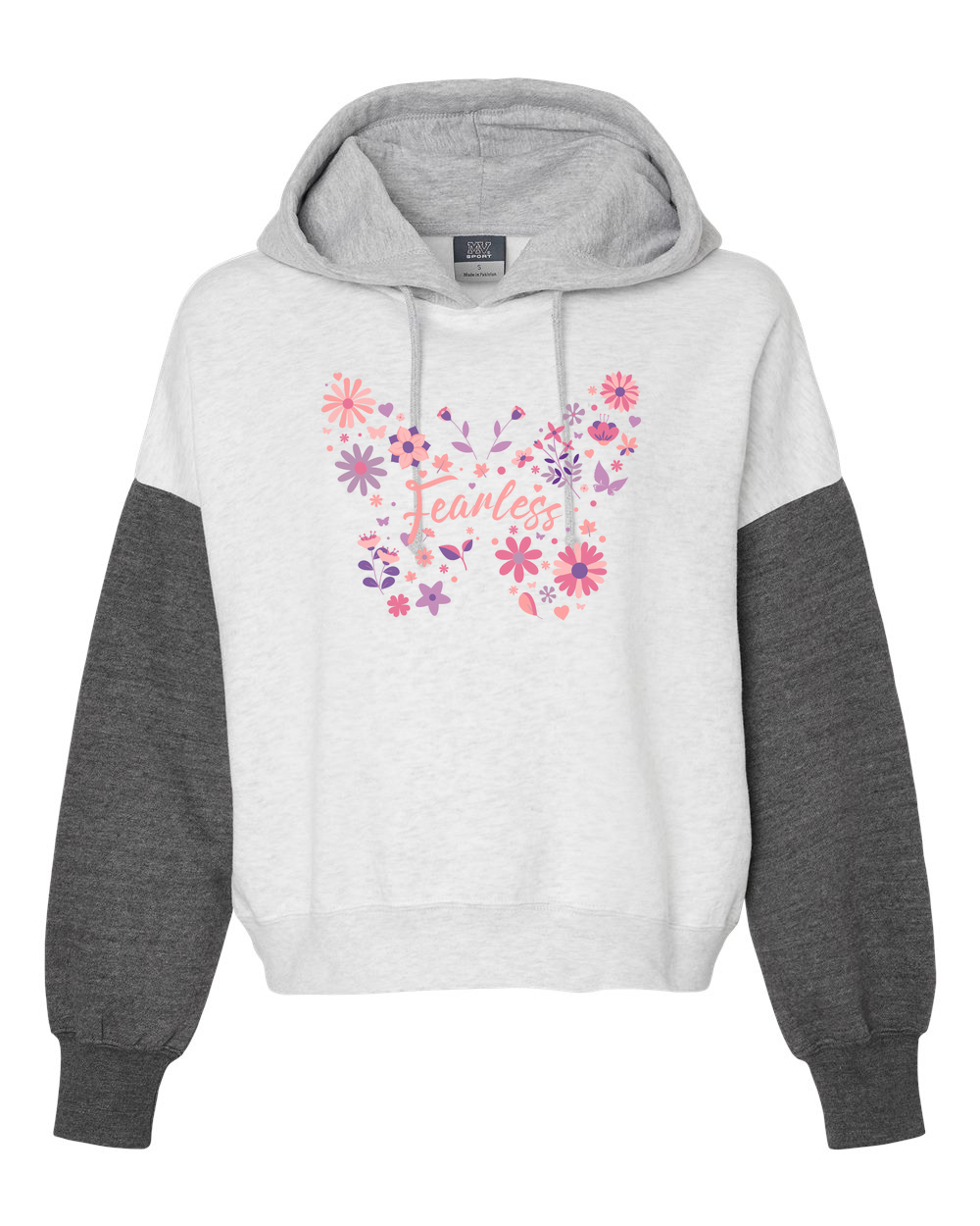 Fearless Butterfly Women's Cropped or Lightweight Hoodie - Shirtify
