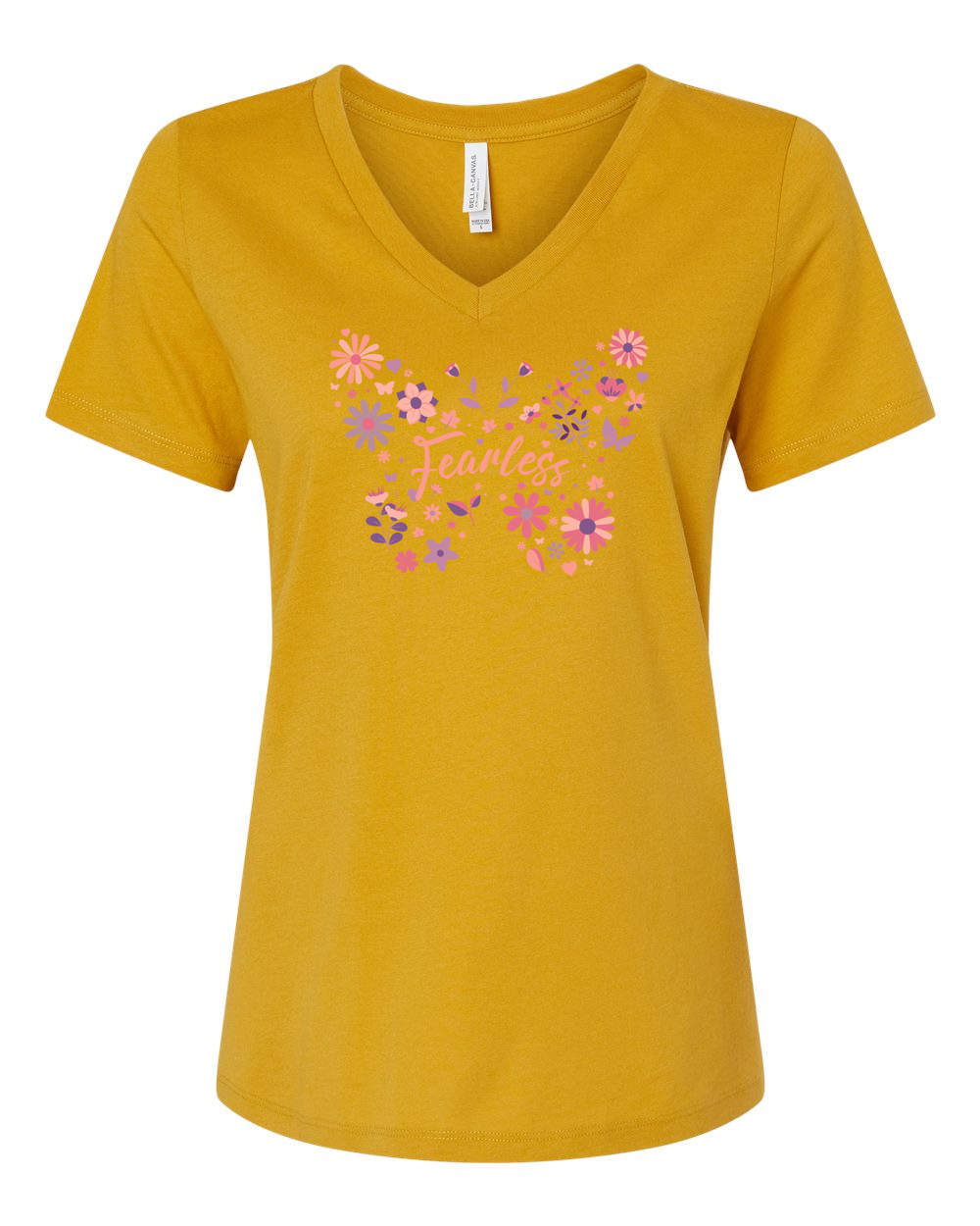 Fearless Butterfly Women's V-Neck - Shirtify