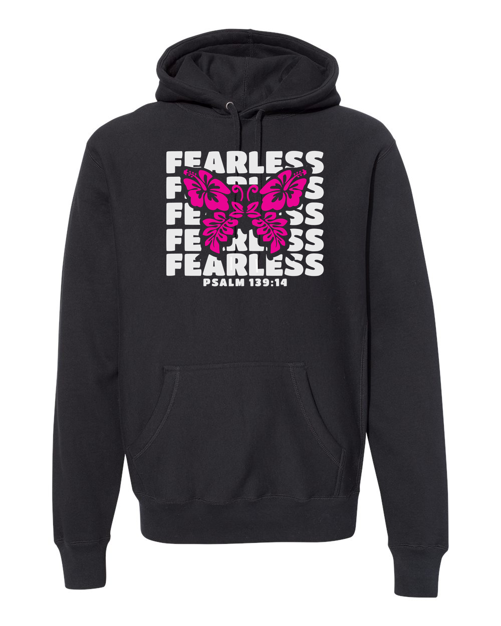 Fearless Butterfly (Psalm 139:14) Hoodie - Shirtify