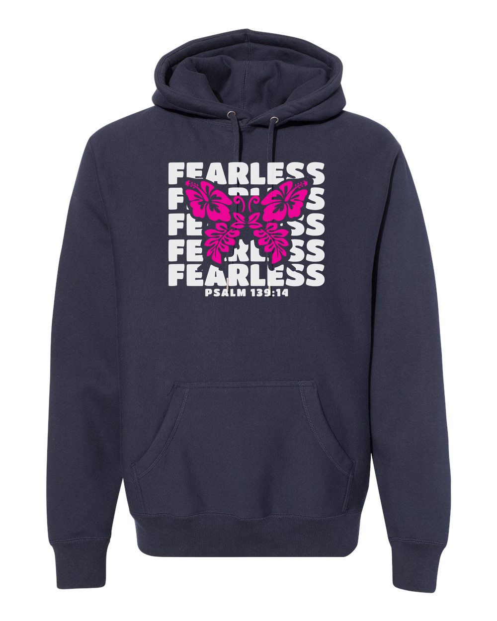Fearless Butterfly (Psalm 139:14) Hoodie - Shirtify