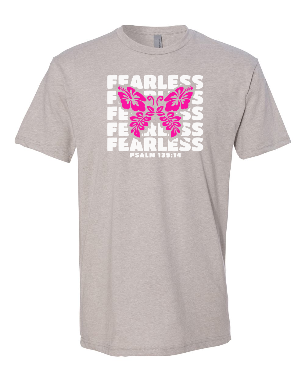 Fearless Butterfly (Psalm 139:14) T-Shirt Silk (NL6210F)