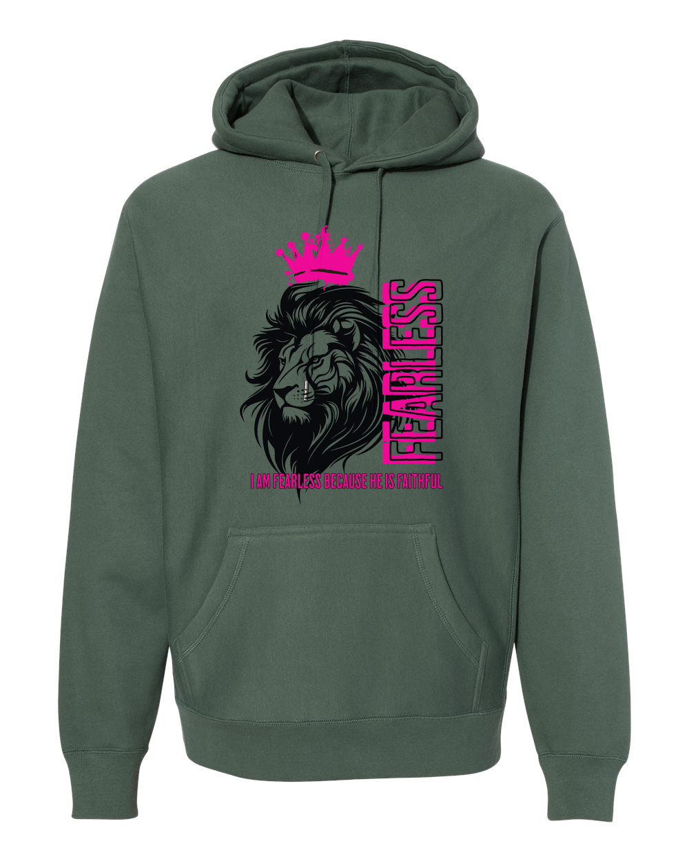 Fearless Crowned Lion Hoodie - Shirtify
